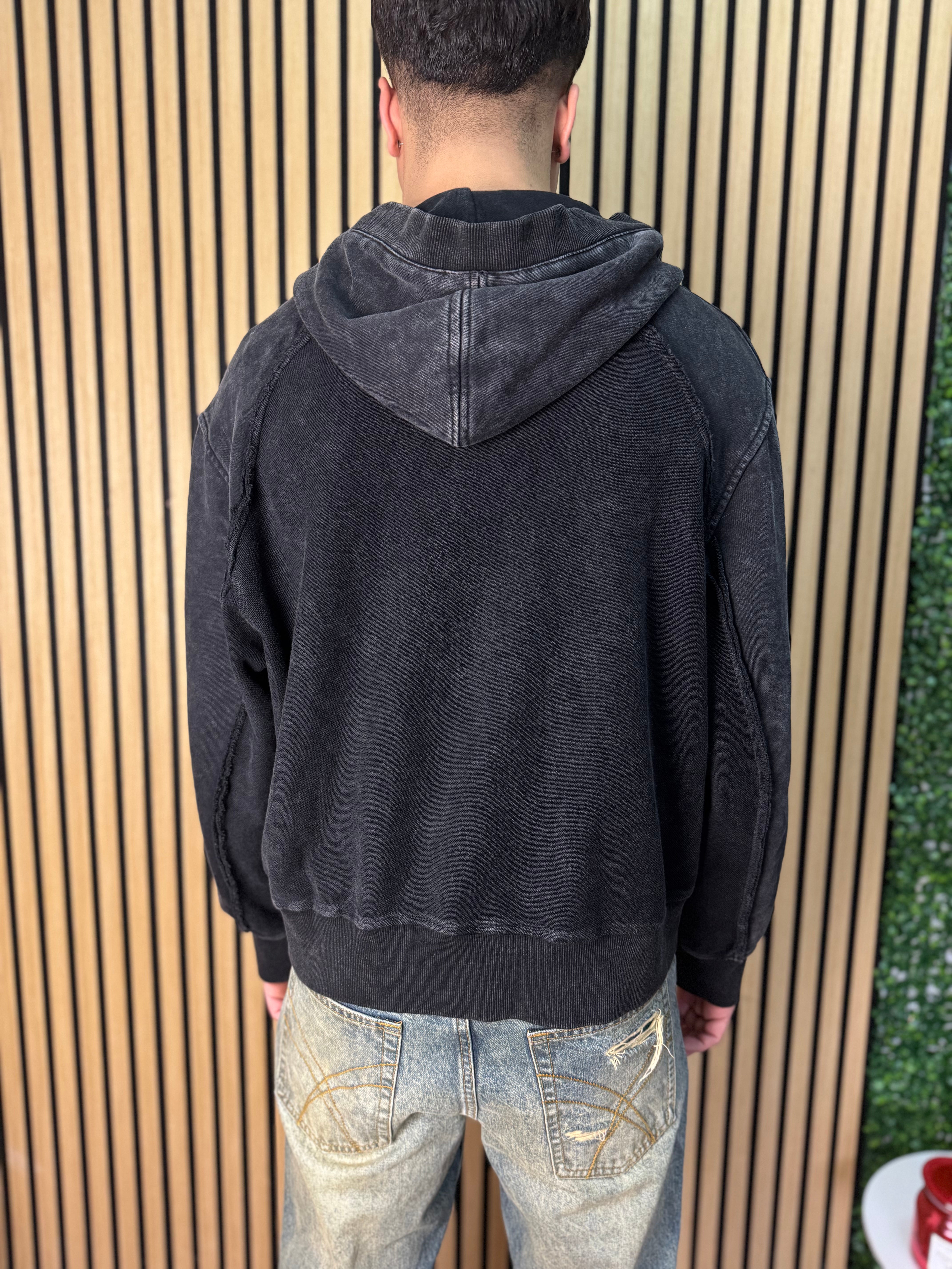 Mismatched Zip Hoodie